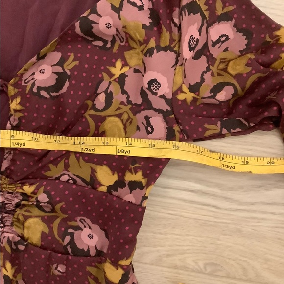 NWT FREE PEOPLE PURPLE COM LONG SLEEVE MINI DRESS❤️❤️❤️❤️ - Picture 12 of 16